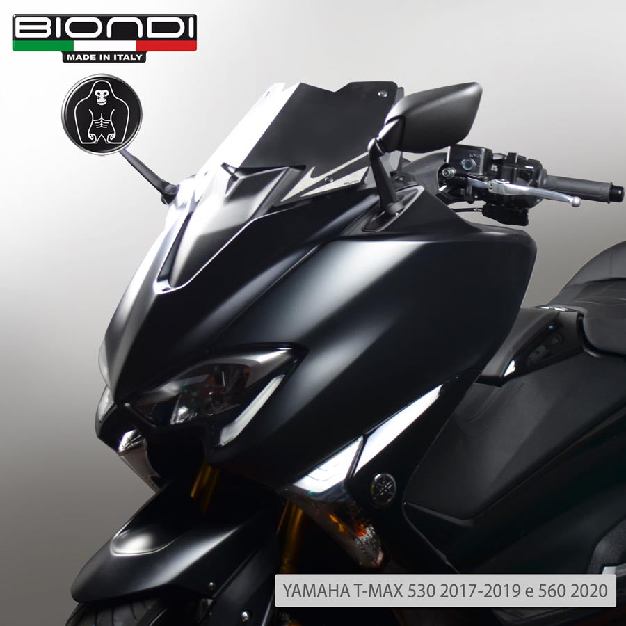 Biondi Wild Cupolino Alluminio Anodizzato Nero Opaco Yamaha T-Max 530 e 560