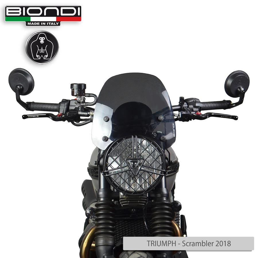 Biondi Cupolino Sport Fumè Scuro Kawasaki Z650 RS e Triumph con Kit Montaggio