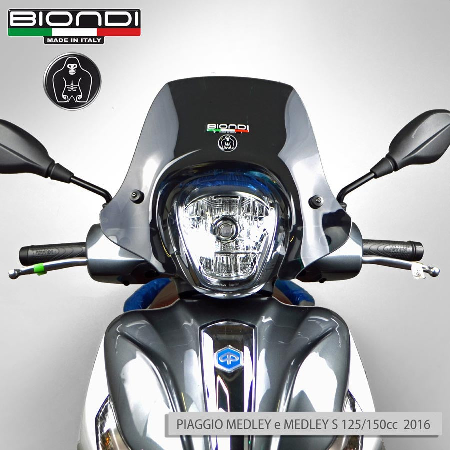 Biondi Cupolino Wild Fumé Scuro Piaggio Medley e Medley S 125/150 2016-2019