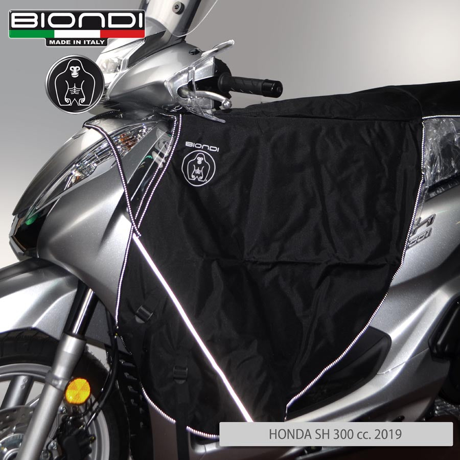 Biondi Coprirapido Coprigambe per Scooter Impermeabile Nero