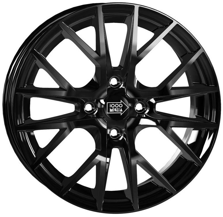 Cerchio in lega mod. MM10094 Gloss Black 6,5x16 / 4 fori / PCD 108 / ET 40 / foro centrale 63,4