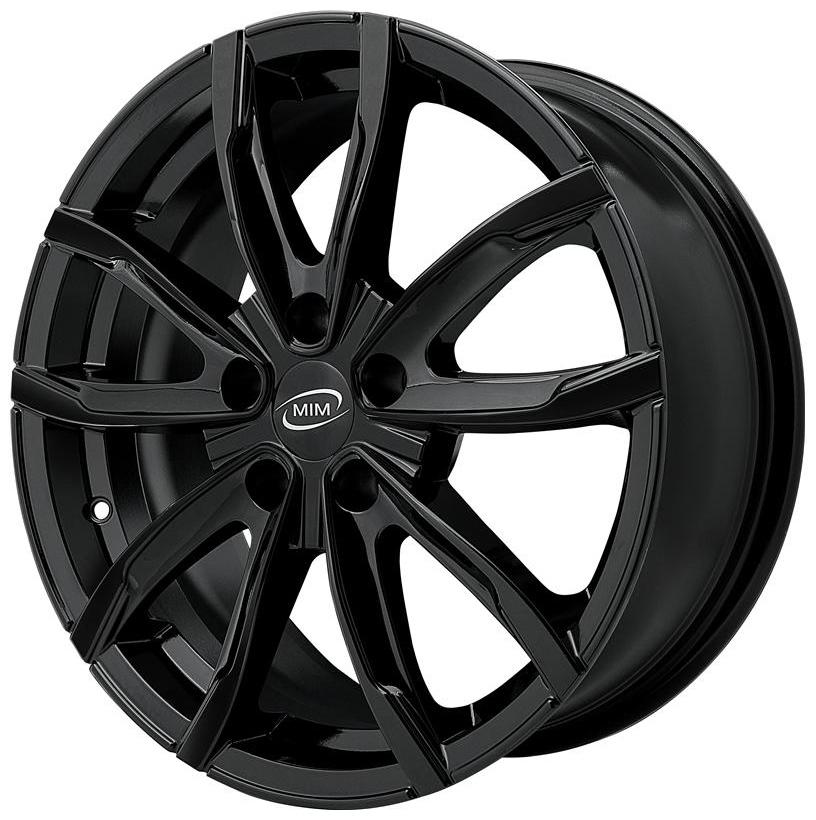 Cerchio in lega mod. EVO001 Glossy Black 7x17 / 5 fori / PCD 114,3 / ET 40 / foro centrale 73,1
