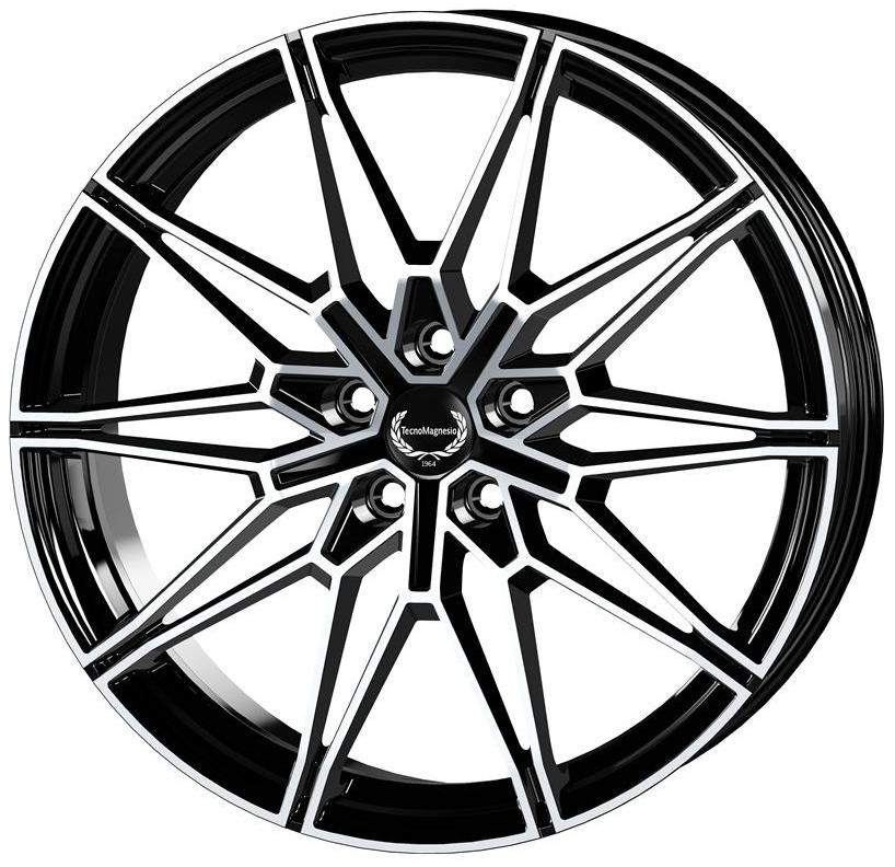 Cerchio in lega mod. TMG03 Black Mirror 8x18 / 5 fori / PCD 112 / ET 30 / foro centrale 66,5