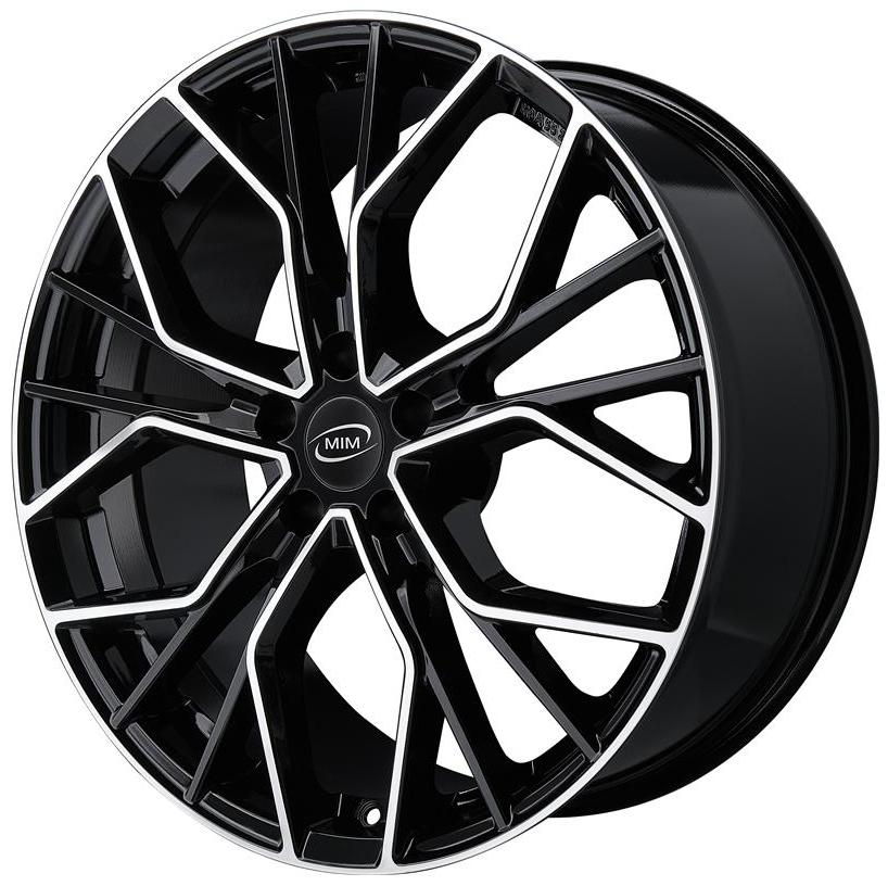 Cerchio in lega mod. ANKY Black Mirror 8x18 / 5 fori / PCD 110 / ET 33 / foro centrale 65,1