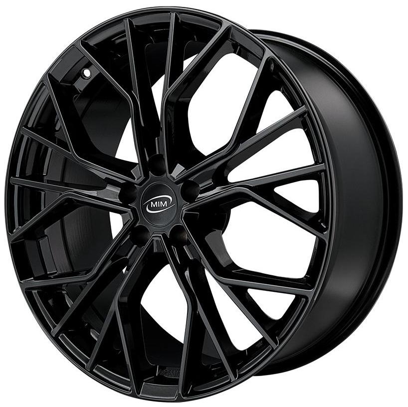 Cerchio in lega mod. ANKY Glossy Black 8x18 / 5 fori / PCD 112 / ET 30 / foro centrale 66,5