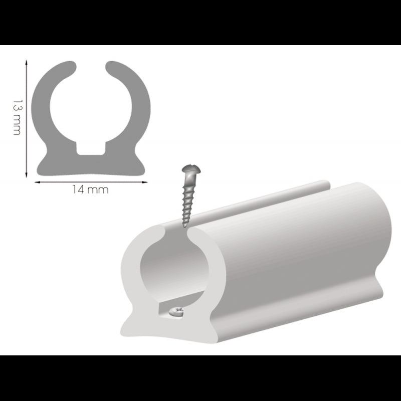 Tessilmare Canalina In Pvc a Relinga Mt 4 140-050-057