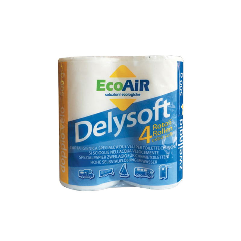 Papel higiénico Eco Air para baños náuticos, Delicatesse, doble capa