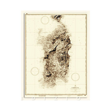 Instituto Hidrográfico de la Isla de Cerdeña Histórica IIMA16 CARTA NÁUTICA