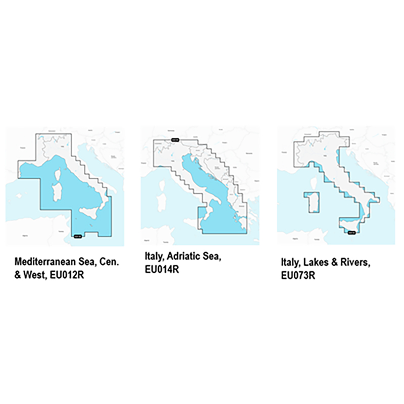 Navionics Cartografia Plus Mar Tirreno e Mediterraneo Cen 010-C1317-30