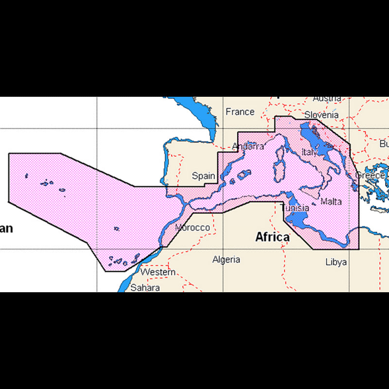 C-Map Sd-4 Italia, Spagna, Francia Mediterrano EM-D076
