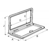 Neue Rade-Angelkiste mit Schlüssel 196573