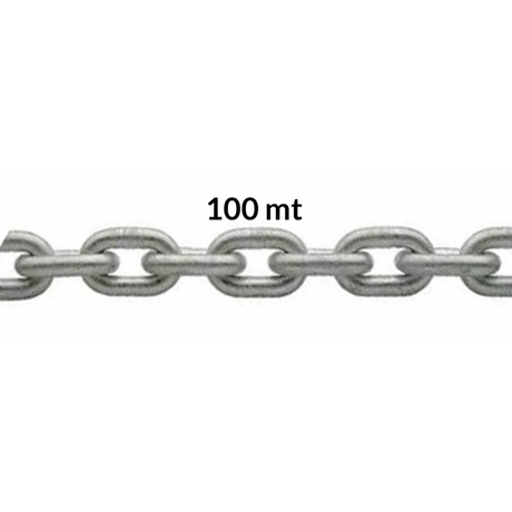 Cadena galvanizada calibrada FNI diámetro 6 mm - Bobina de 100 m C03060CF