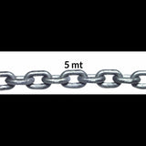 FNI Genoese Galvanized Chain Diameter 6 mm X 5 Mt C02059CF
