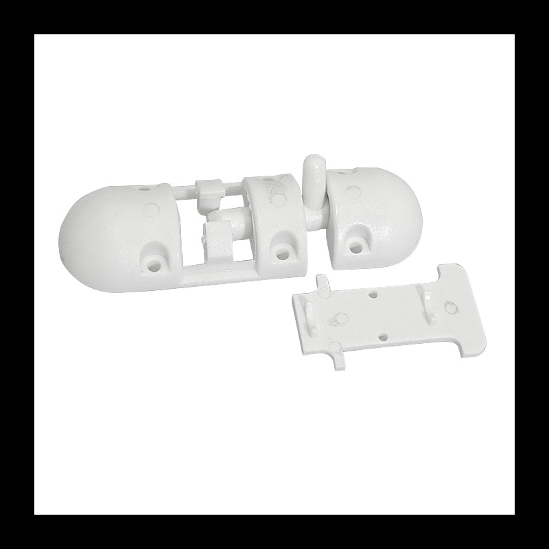 Nuova Rade Catenaccio Fermaporte Nylon Bianco mm 86X29X26 43851