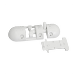 Nuova Rade Catenaccio Fermaporte Nylon Bianco mm 86X29X26 43851
