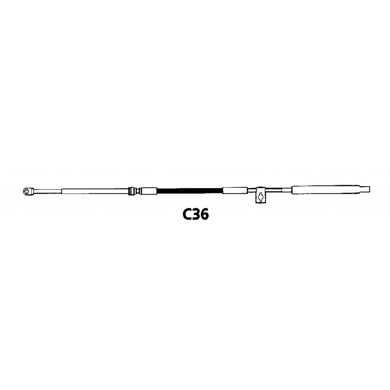 Ultraflex Cable C36 de 10 pulgadas 40004K