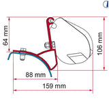 Fiamma Kit adattatore tendalino F35 Pro per Renault Trafic e Opel Vivaro