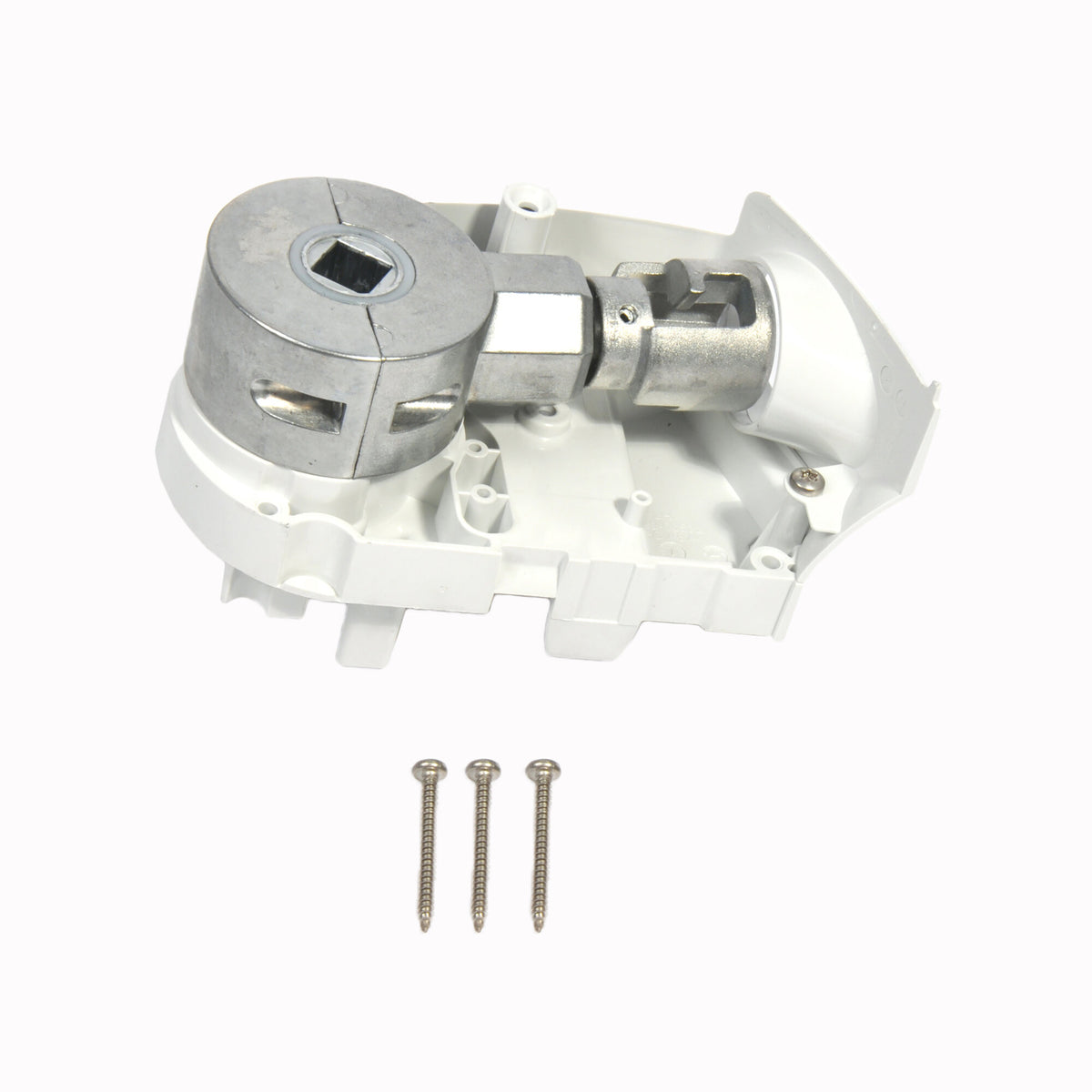 Thule Piastra finale sinistra con manovella per tendalino TO 5200, bianca
