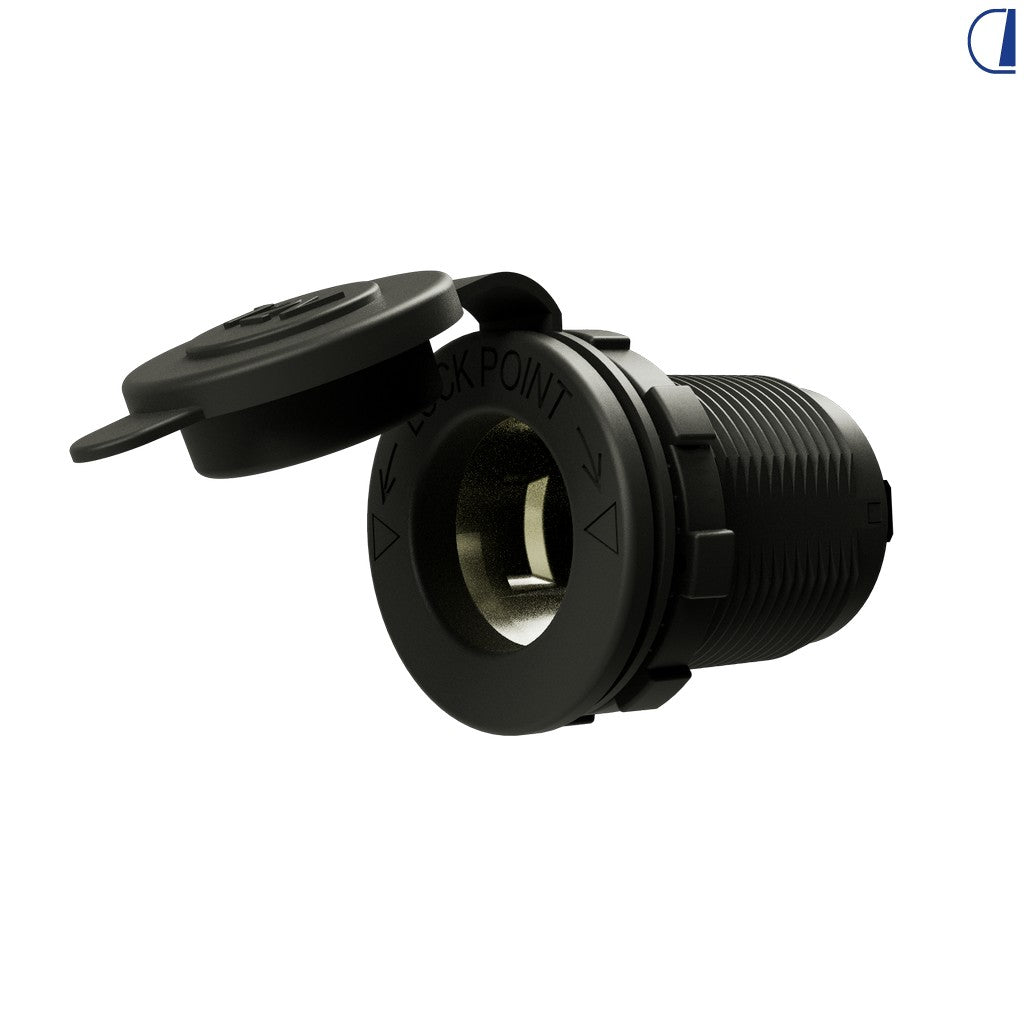 Di-Tec Presa accendisigari 12/24V 20A