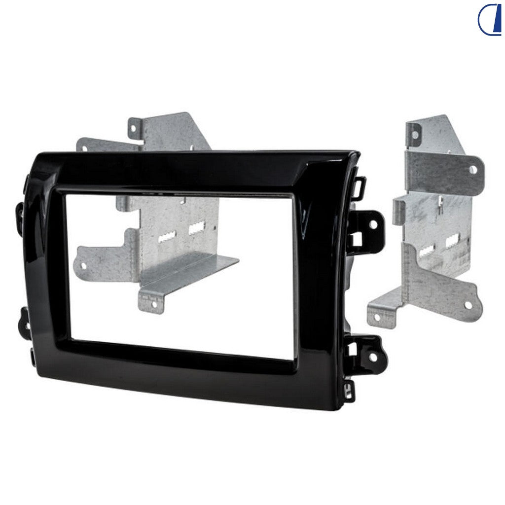 Alphatronics Kit installazione 2 DIN per Fiat Ducato 8 (dal 2021) nero lucido