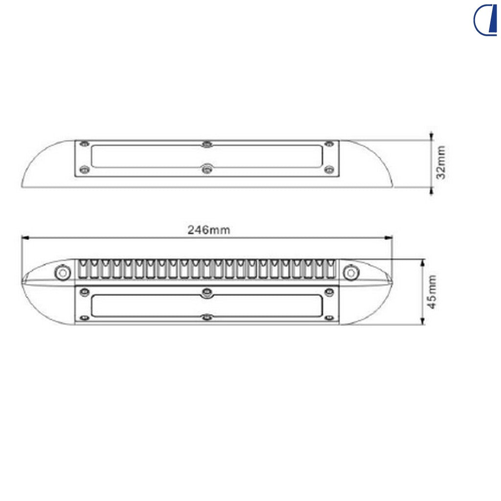 Luce esterna a LED per camper