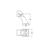 FNI Zentral Edelstahl 316 Durchmesser mm 22 S0942-A0022