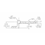 Bisagra voladiza de acero inoxidable Marine Town Nautica 316 8936639
