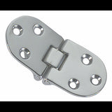 Borsani Angelo Scharnier mit Anschlag, verchromtes Messing 304.30X80NIK, poliert