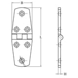 FNI Cerniera Inox mm 102X38 S1201-A0102-61