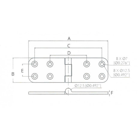 Marine Town Nautica Cerniera Inox 316 9424540