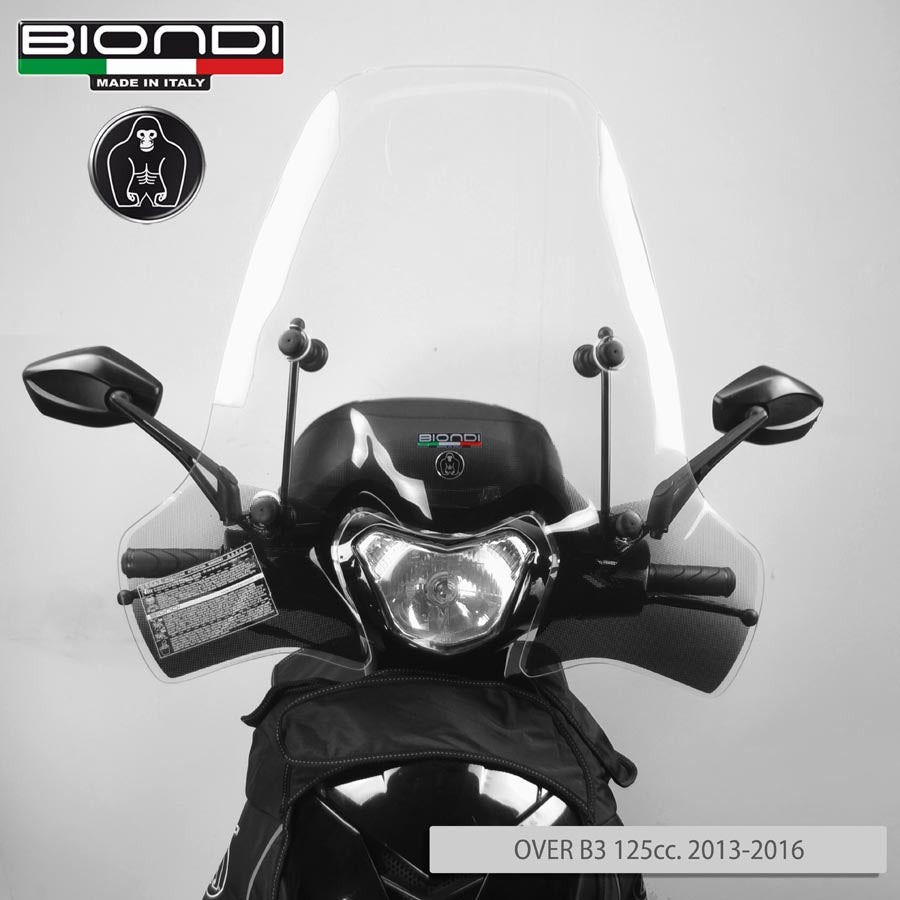 Biondi Club Parabrezza Scooter Trasparente Honda SH Vision SYM HD - MPN 8061223