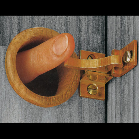 FNI Messingverschluss mit Teakbuchse