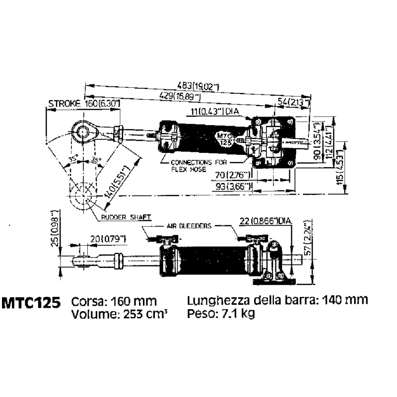 Cilindro Mtc 125