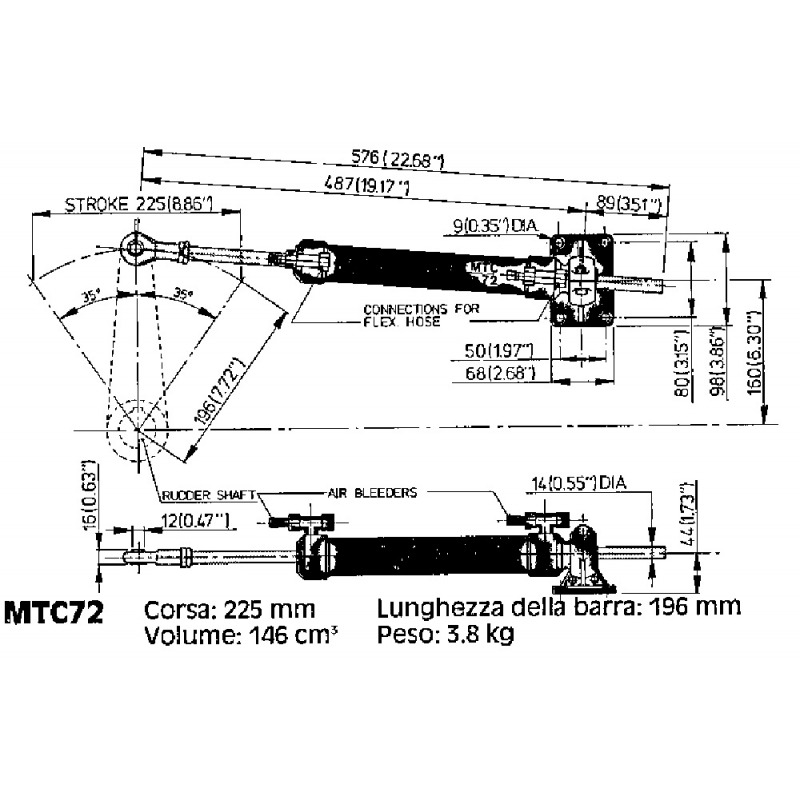 Cilindro Mtc 72