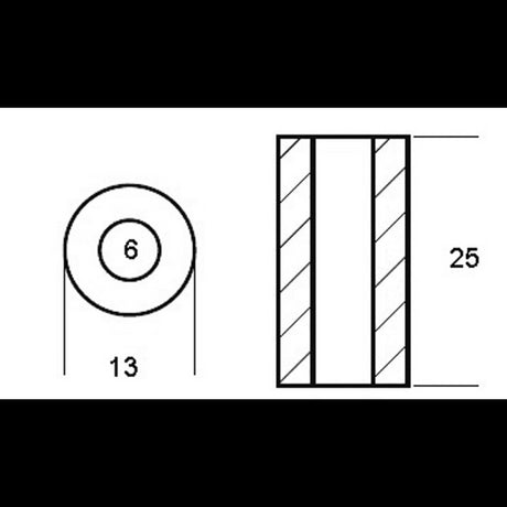 Tecnoseal Zylinder für Yamaha 25 PS Motoren 01161