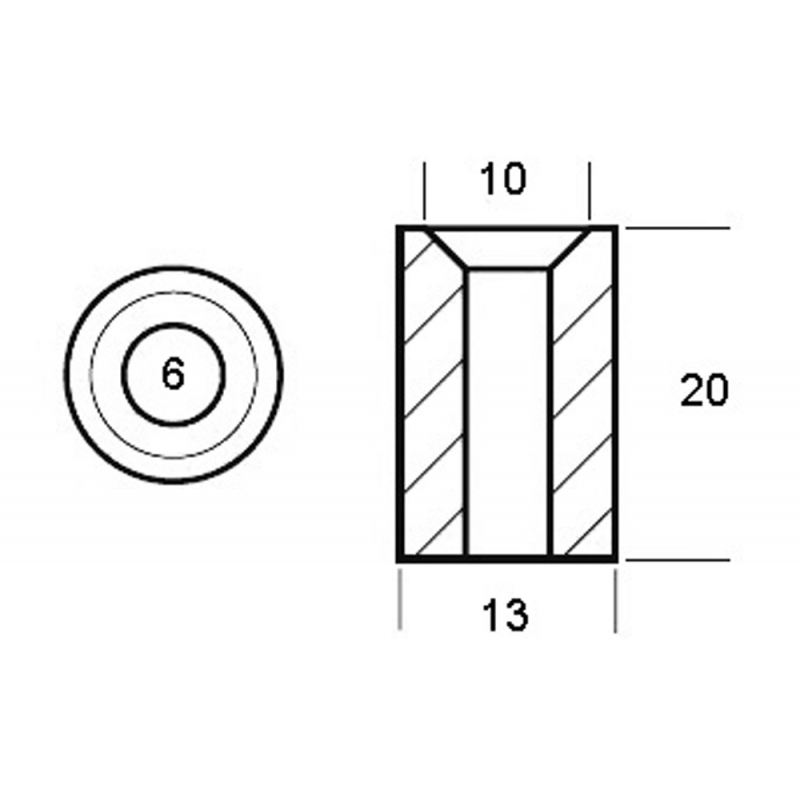 Tecnoseal Zylinder Yamaha 6BT-11325-00 01163