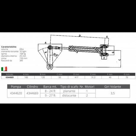 Ultraflex Cilindro Uc69-I 39782E