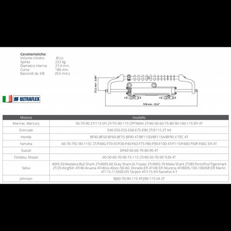 Ultraflex Cilindro Uc81-Obf 42654N