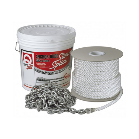 Quick 40 m Seil und 10 m Kette Trommel FVC060312313B00