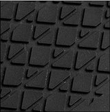 Momo Set 4 tappeti in moquette Sport nero/rosso