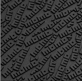 Momo Set of 4 Black Carpet Rugs