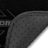 Momo Set of 4 Black Carpet Rugs