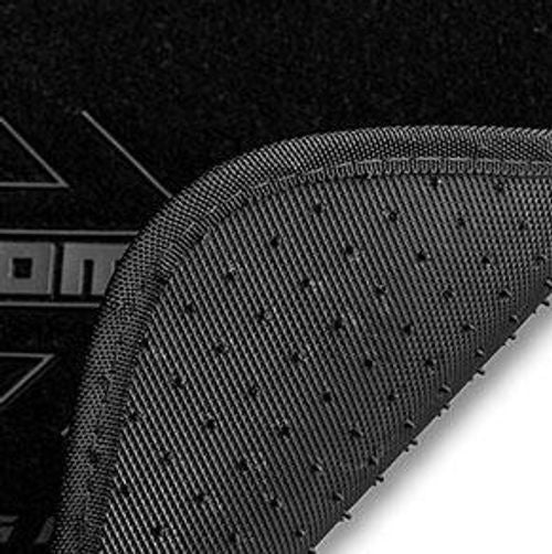 Momo Set of 4 Black Carpet Rugs