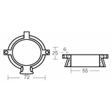 Enrico Polipodio Alpha One Zinc Collar ME019 Mercury - Ánodos Mercruiser