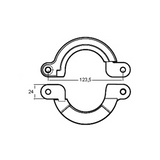 Tecnoseal Collare Yanmar 2 Pezzi 01305/1