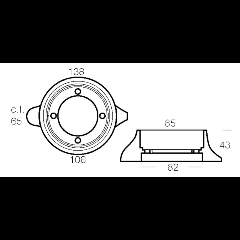 Enrico Polipodio Sea Drive 110 Zinkkragen 00705 Volvo Penta Anoden