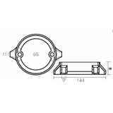Enrico Polipodio Duo Prop Collar 290H mm 30 Zinc VP006B Ánodos Volvo Penta