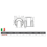 Collar Tecnoseal para Trim Yanmar 01393-1