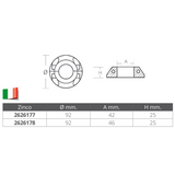 Enrico Polipodio Collare Max Prop Diametro Foro mm 42 00484