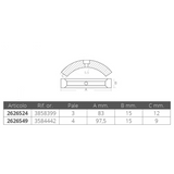 Collar de zinc Tecnoseal para hélice de 3 palas 00728